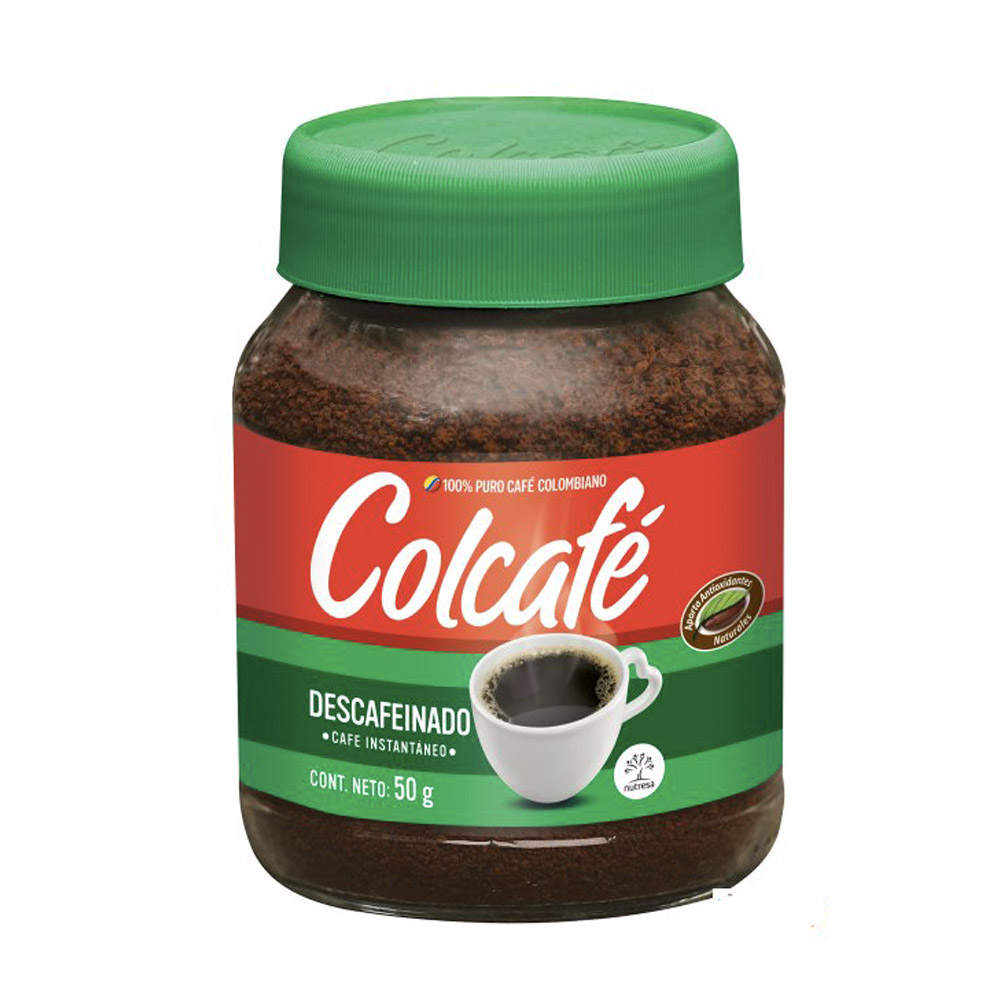 Cafe Descafeinado Colcafe 50Gr | SuperBooM